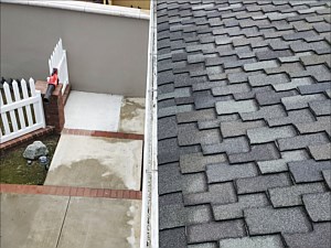 Gutter Cleaning Before & After